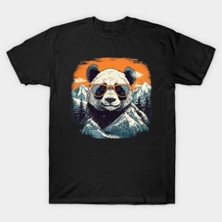 Panda bear in mountain T-Shirt